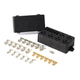 Haltech 6 Circuit Fuse Box with Lid and all required pins (HT-030102)