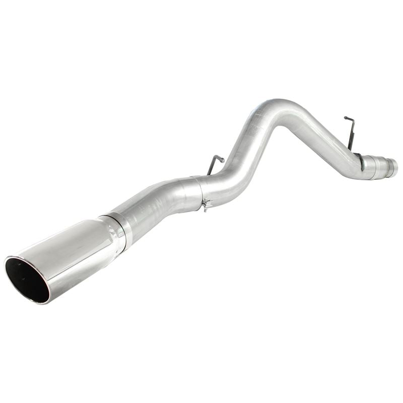 aFe ATLAS 5 IN Aluminized Steel DPF-Back Exhaust System w/Polished Tip (49-04041-P)