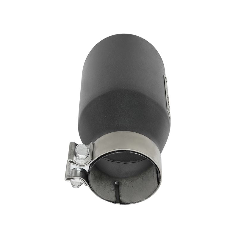 aFe MACH Force-Xp 409 Stainless Steel Clamp-on Exhaust Tip High-Temp Metallic Black (49T30451-B091)