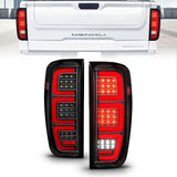 ANZO USA Black Replacement Full LED Bar Tail Light for 19-23 GMC Sierra 1500/2500HD/3500HD (311459)