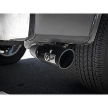 Load image into Gallery viewer, aFe Large Bore-HD 4 IN 409 Stainless Steel DPF-Back Exhaust System w/ Black Tip (49-43106-B)