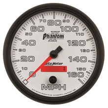 Load image into Gallery viewer, AutoMeter Phantom II 5in Electrical Programmable Speedometer 150MPH (7589)