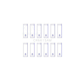 King Engine Bearings Connecting Rod Bearing Set for 1964 Dodge Coronet (CR6615AM 010)