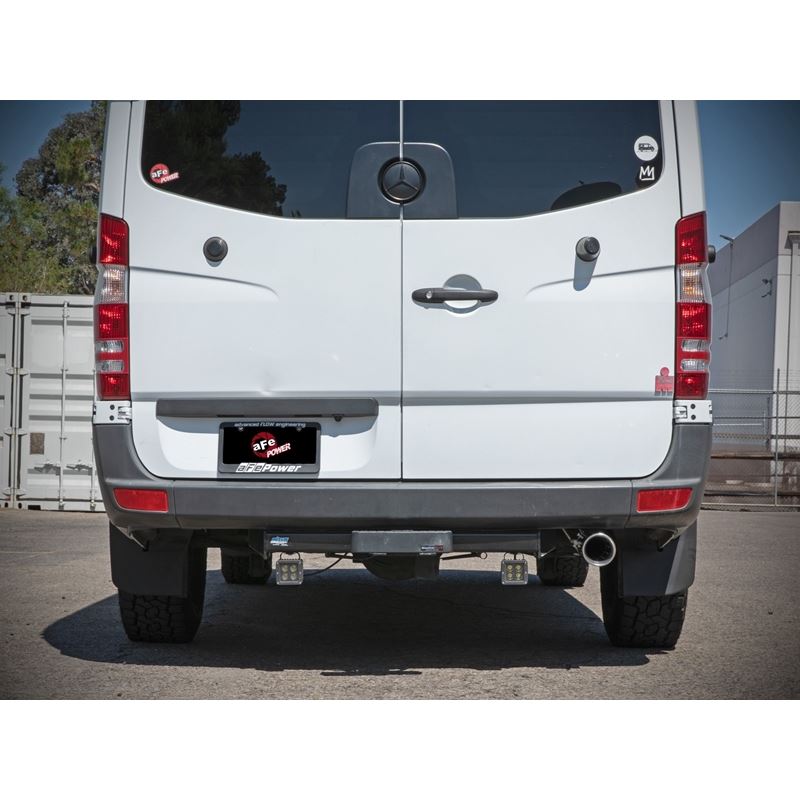 aFe Vulcan Series 2-1/2 IN 304 Stainless Steel Cat-Back Exhaust System w/Polish Tip (49-36502-P)