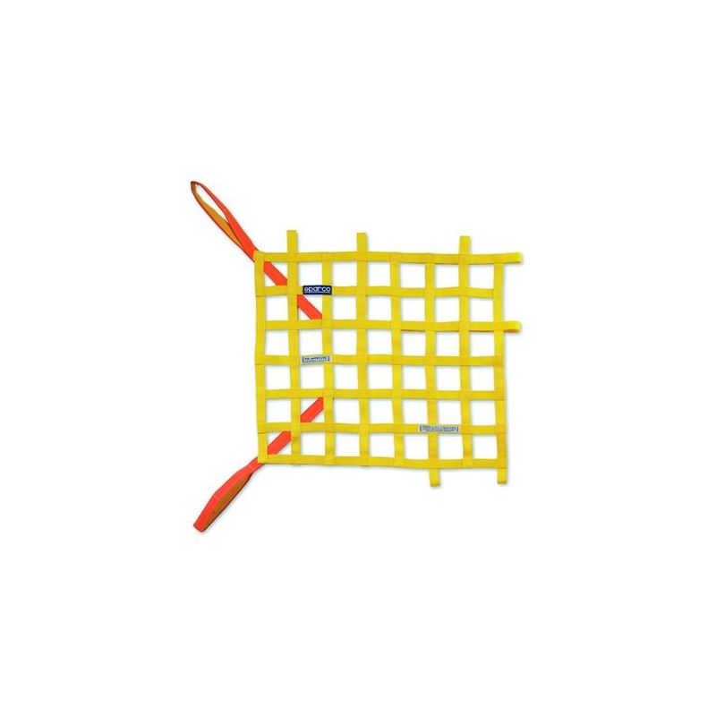 Sparco Window Net, Yellow, FIA Approved (002192FAGI)