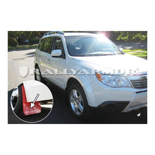 Load image into Gallery viewer, Rally Armor Red Mud Flap/White Logo for 2009 Subaru Forester (MF11-UR-RD/WH)