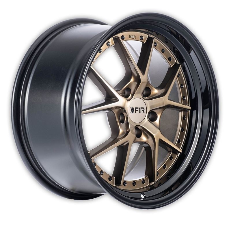 F1R F105 19x9.5 - Bronze / Black Lip Wheel