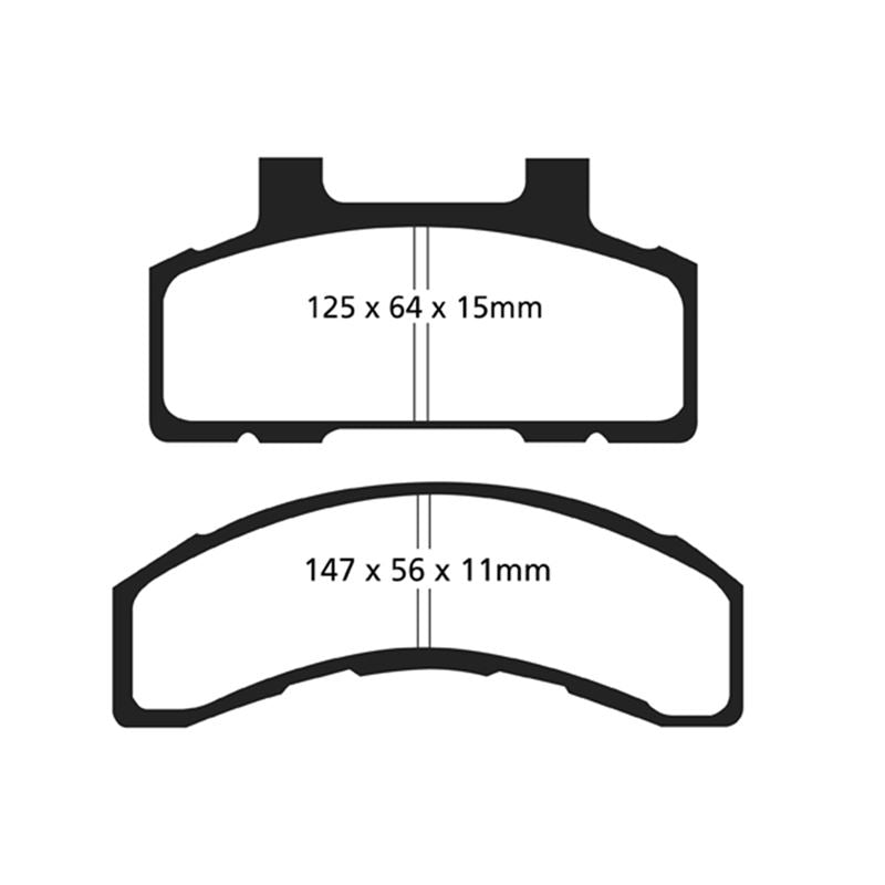 EBC Greenstuff 2000 Series Sport Brake Pads (DP21240)