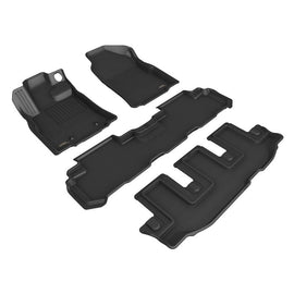 3D MAXpider Compatible with SUBARU ASCENT 2019-2026 KAGU BLACK BENCH SEAT R1 R2 R3 (L1SB03901509)