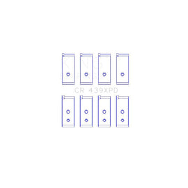 King Engine Bearings Connecting Rod Bearing Set for 1984-1985 Honda Accord (CR 439XPD STDX)