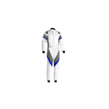 Load image into Gallery viewer, Sparco Suit Victory BC 2.0 with boot cuff White/Blue (001138HB48BGBL)