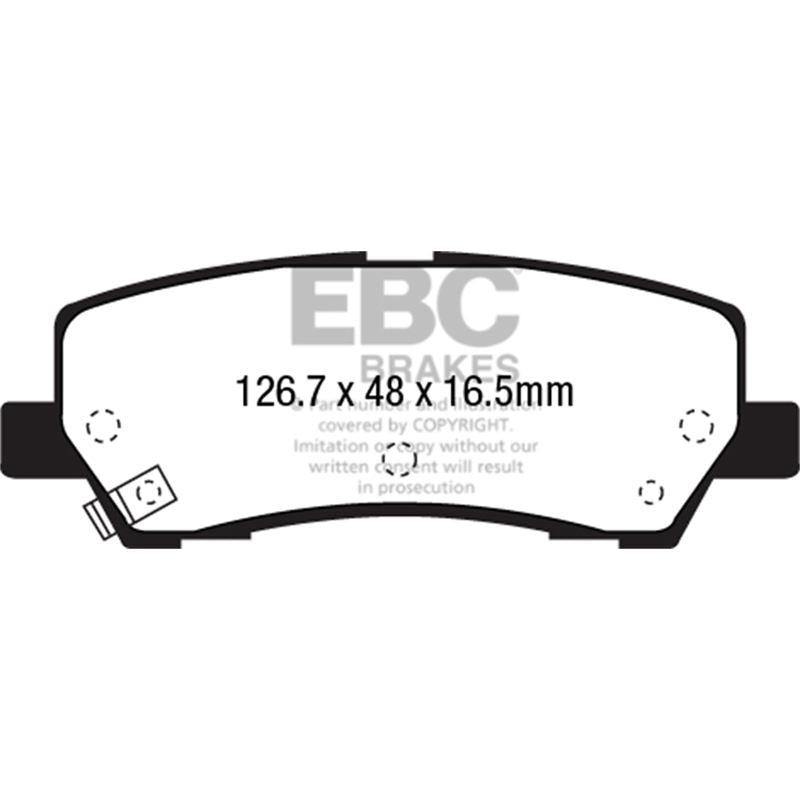 EBC Greenstuff 2000 Series Sport Brake Pads (DP23041)