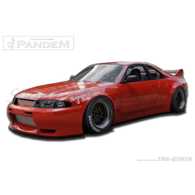 GReddy Front Over-fenders (only) FRP+65mm for 1995-1998 NISSAN SKYLINE (66920665)