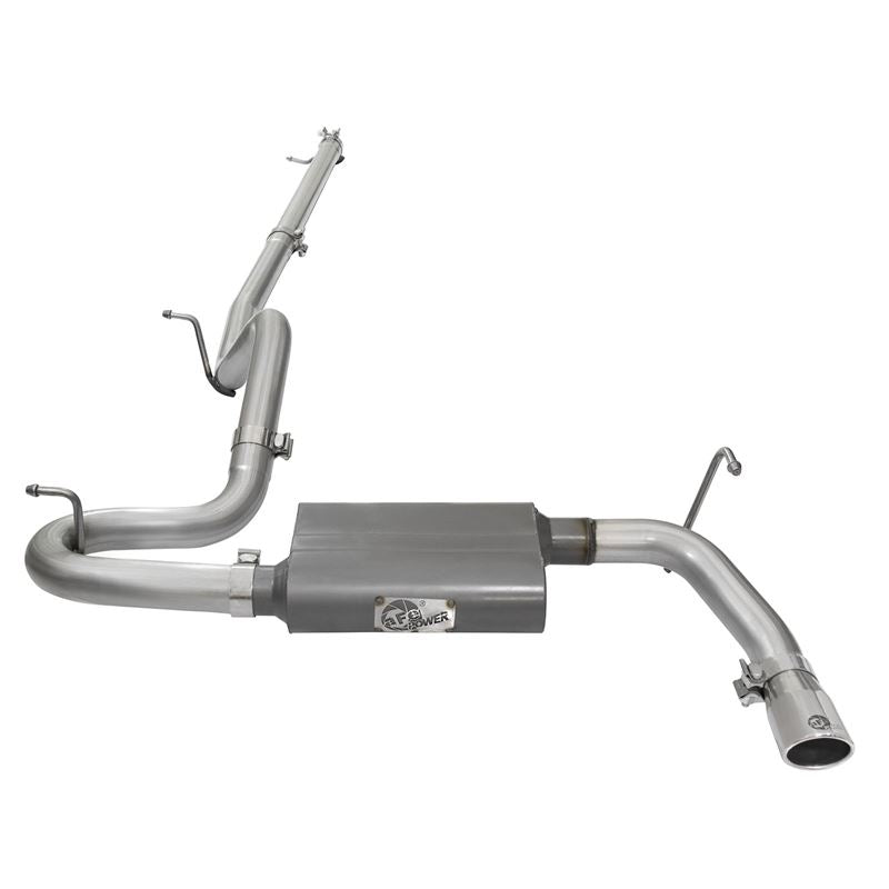 aFe Scorpion 2-1/2 IN Aluminized Steel Cat-Back Exhaust System w/ Polished Tip (49-08044-1P)