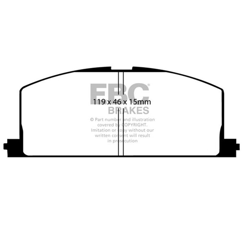 EBC Greenstuff 2000 Series Sport Brake Pads (DP2453)