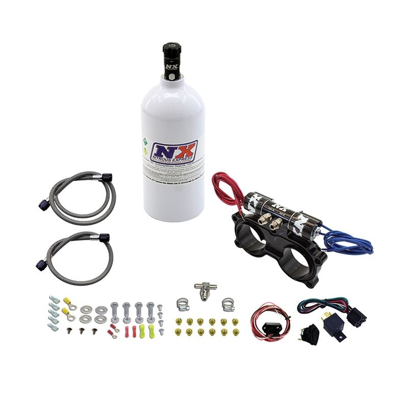 Nitrous Express Nitrous Plate System for Honda Talon; 2.5lb Bottle (67015-2.5P)