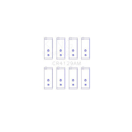 King Engine Bearings Connecting Rod Bearing Set for 1984-1988 Toyota Pickup (CR4129AM)