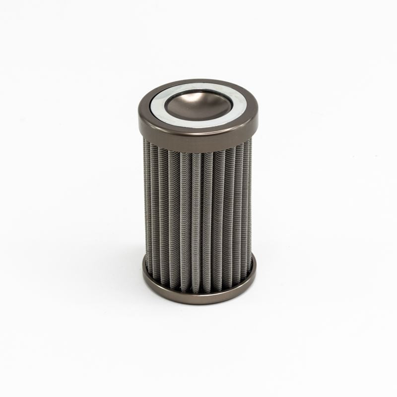 Deatschwerks In-line fuel filter element stainless steel 100 micron. Fits DW 110mm housing (8-02-110-100)