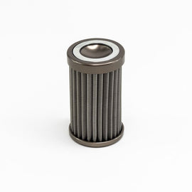 Deatschwerks In-line fuel filter element stainless steel 100 micron. Fits DW 110mm housing (8-02-110-100)