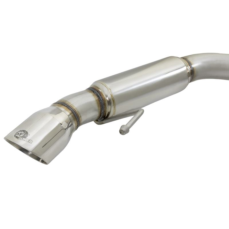 aFe MACH Force-Xp 304 Stainless Steel Cat-Back Exhaust System w Muffler Polished Tip (49-33088-P)