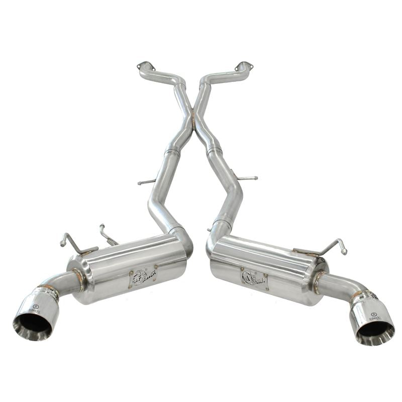 Takeda 2-1/2in 304 Stainless Steel Cat-Back Exhaust System (49-36107)