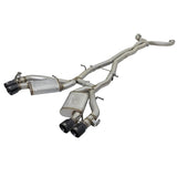 aFe MACH Force-Xp 3 IN 304 Stainless Steel Cat-Back Exhaust System w/Black Tip (49-34069-B)