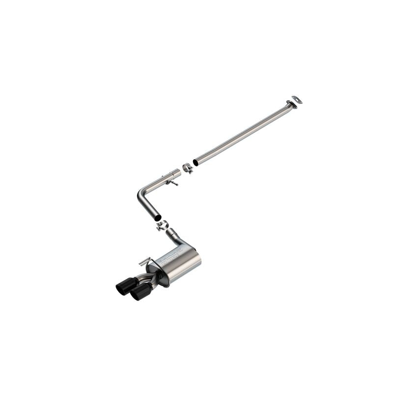 Borla 21-23 Hyundai Sonata SEL Plus/Limited 1.6L L4 (T) FWD S-Type Cat-Back Exhaust - Black Chrome (140921BC)