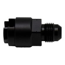 Load image into Gallery viewer, DeatschWerks 6AN Male Flare to 1/4in Female EFI Quick Connect Adapter - Anodized Matte Black(6-02-0120-B)