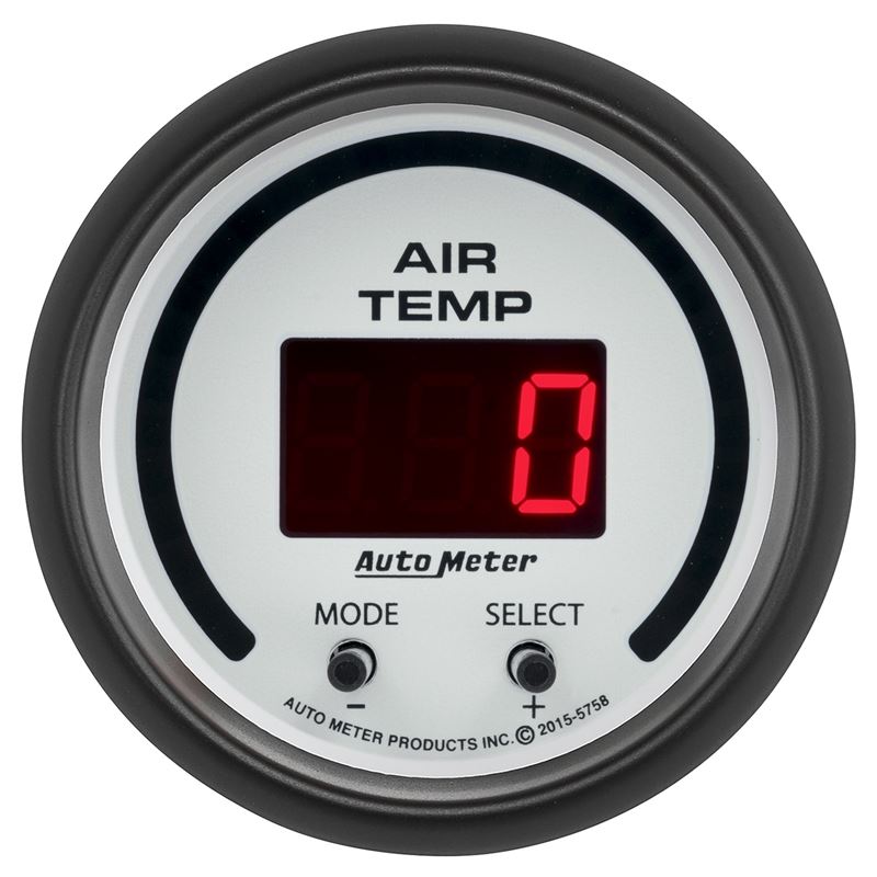 AutoMeter Phantom 2-1/16in 0-300 Degree F Digital Dual Air Temp Gauge (5758)