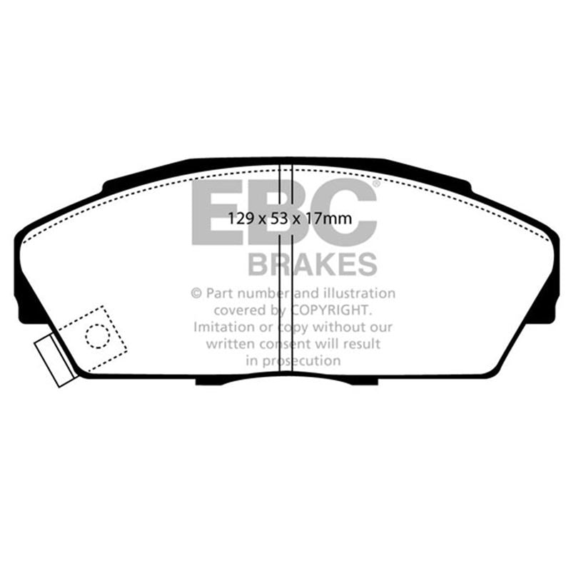 EBC Greenstuff 2000 Series Sport Brake Pads (DP2719/2)