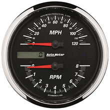 Load image into Gallery viewer, AutoMeter Pro-Cycle Gauge Tach/Speedo 4 1/2in 8K Rpm/120 Mph Black (19466)