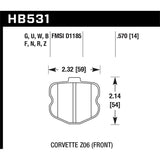 Hawk Performance DTC-80 Brake Pads (HB531Q.570)