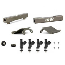 Load image into Gallery viewer, Deatschwerks Subaru top feed fuel rail upgrade kit with 2200cc injectors (6-102-2200)