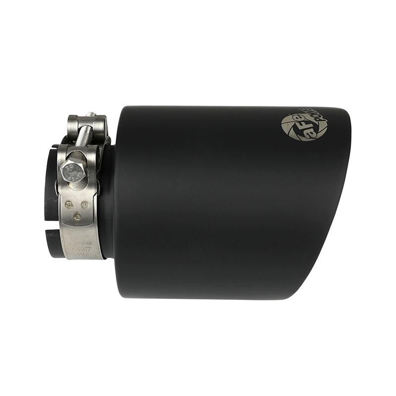 aFe MACH Force-Xp 304 Stainless Steel Clamp-on Exhaust Tip Black Velvet (49T25454-B072)