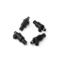 Load image into Gallery viewer, Deatschwerks Set of 4 550cc Low Impedance Injectors (DSM) 4G63T 95-99 and EVO 8/9 4G63T 03-06 (42M-02-0550-4)