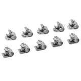 HPS #10 Stainless Steel Fuel Injection Hose Clamps 10pc Pack 5/16