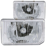 ANZO USA 1988-1989 Nissan Hardbody Crystal Headlights Chrome (111050)