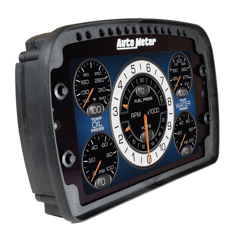 AutoMeter Racing Instrument Display Color LCD Including Shift and Alarm Lights Datalogging CD7 (6021)