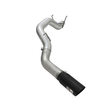 Load image into Gallery viewer, aFe Large Bore-HD 5 IN 409 Stainless Steel DPF-Back Exhaust System w/Black Tip (49-42039-B)