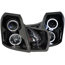 Load image into Gallery viewer, ANZO USA 2003-2007 Cadillac Cts Projector Headlights w/ Halo Black (121415)