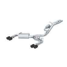 Load image into Gallery viewer, MBRP Exhaust 3in. Cat Back Dual Split Rear T304 Quad CF Tip (S46103CF)