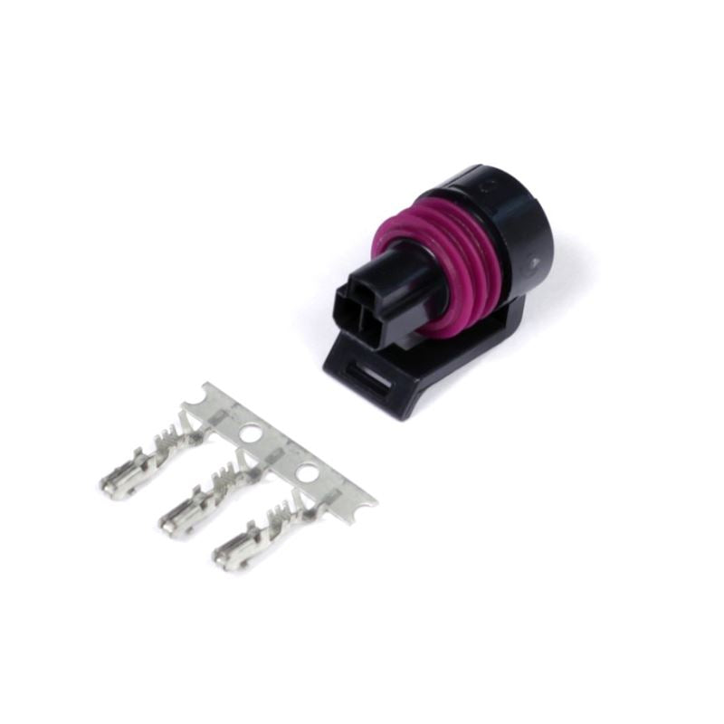 Haltech Plug and Pins Only - Delphi 3 Pin Pressure Sensor Connector (HT-030412)