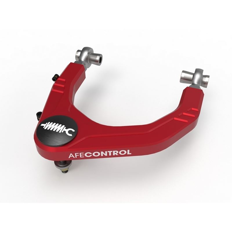 aFe Power Control Upper Control Arms - Red Anodized Billet Aluminum for 05-23 Toyota Tacoma (460-72T005-R)