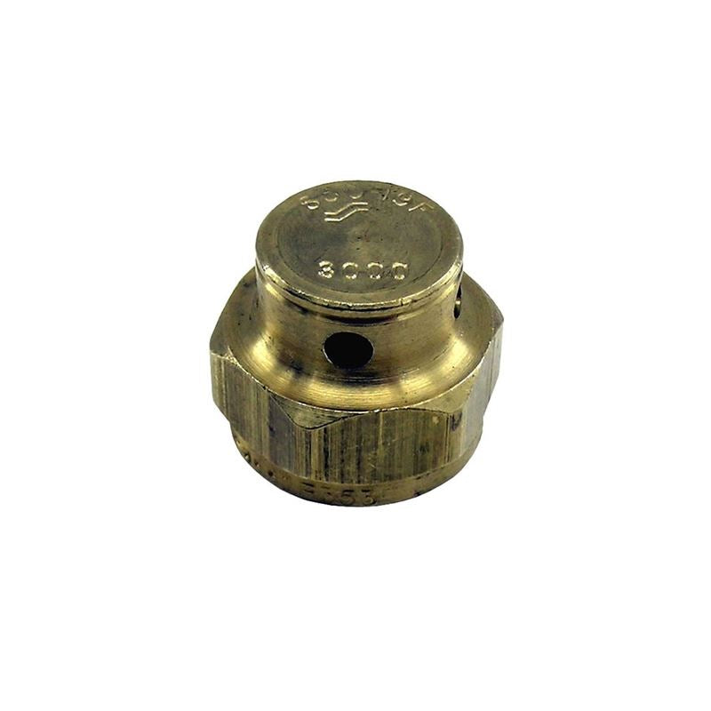 Nitrous Express SAFETY BLOW-OFF CAP (3000 PSI) FITS OLD STYLE BRASS VALVES WITH MALE THREADS (11705)