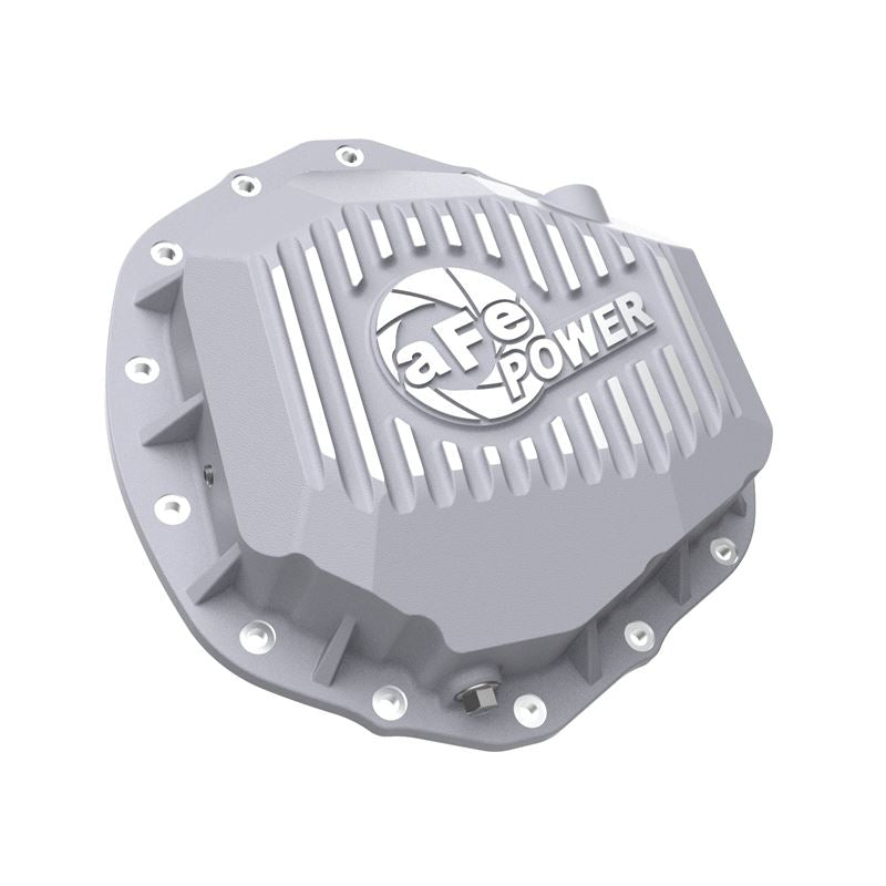 aFe Street Series Rear Differential Cover Raw w/ Machined Fins RAM Trucks 19-20 (46-71150A)