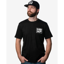 Load image into Gallery viewer, MBRP Exhaust T-Shirt. Square Logo. Black. XL (A6286)