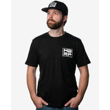 MBRP Exhaust T-Shirt. Square Logo. Black. XL (A6286)