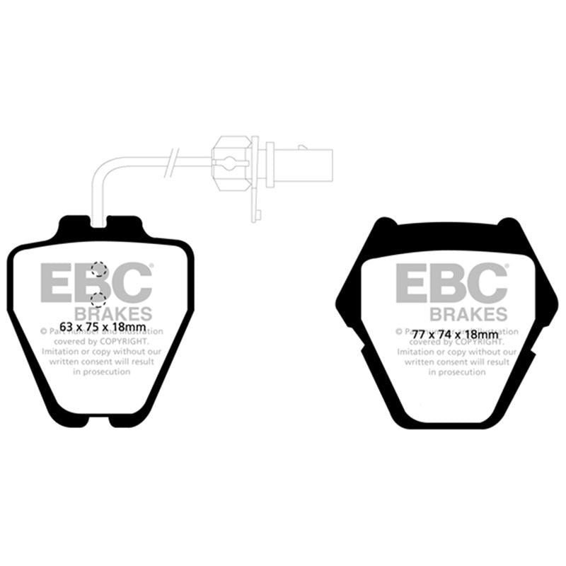 EBC Yellowstuff Street And Track Brake Pads (DP41348R)