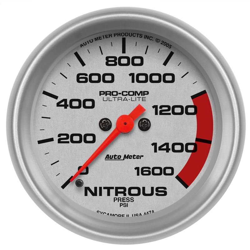 AutoMeter Nitrous Oxide Pressure Gauge (4474)