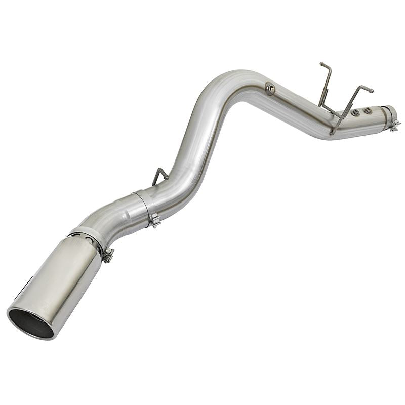 aFe ATLAS 4 IN Aluminized Steel DPF-Back Exhaust System w/ Polished Tip (49-04085-P)